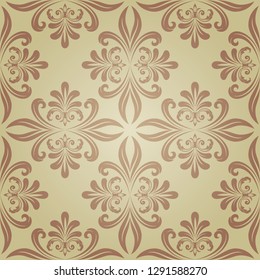 retro wallpaper and vintage pattern for background, pattern in swatches