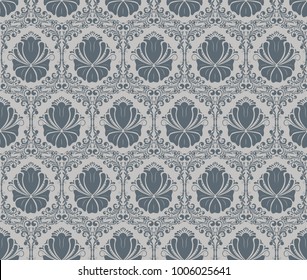 retro wallpaper and vintage seamless pattern for background, pattern in swatches