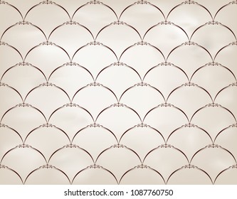 retro wallpaper and vintage seamless pattern for background, pattern in swatches