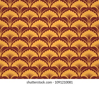 retro wallpaper and vintage seamless pattern for background, pattern in swatches