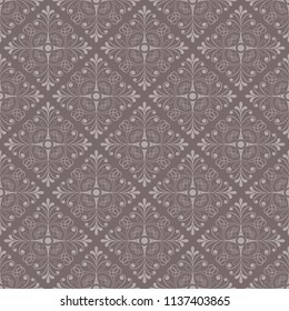 retro wallpaper and vintage seamless pattern for background, pattern in swatches