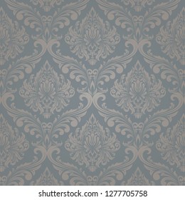 retro wallpaper and vintage seamless pattern for background, pattern in swatches