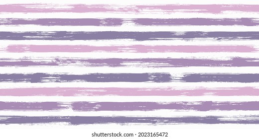 Retro watercolor brush stripes seamless pattern. Ink paintbrush lines horizontal seamless texture for backdrop. Hand drown paint strokes design artwork. For textile.