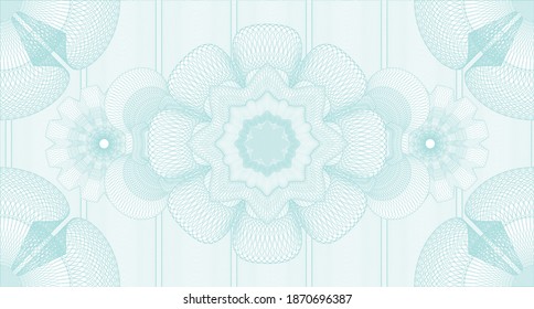 Retro watermark. Pattern money. Intense illustration. Detailed design. 