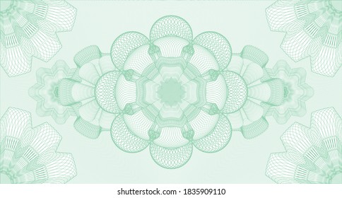 Retro watermark. wavy subtle curves. Vector illustration. Detailed design. 
