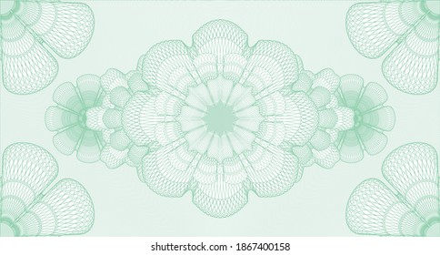 Marca de agua retro. curvas sutiles onduladas. Ilustración artística. Diseño detallado. 