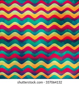 retro wave seamless texture
