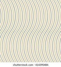 Retro waves pattern vector illustration.