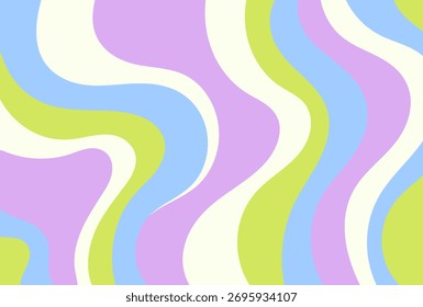 Retro Wavy Abstract Background and Wallpaper