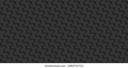 Retro wavy background. Seamless pattern. Vector. 