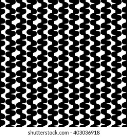 Retro wavy background. Seamless pattern. Vector.