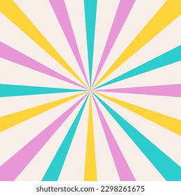 Retro wavy background with a vintage colors