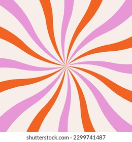 Retro wavy background with a vintage colors