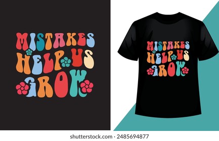 Retro wavy groovy, typography style, vintage ,typeface in bundle, 70s 3d style rainbow color t shirt design.
