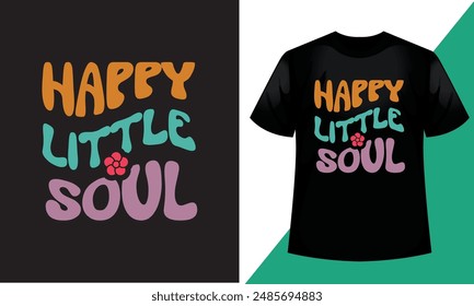 Retro wavy groovy, typography style, vintage ,typeface in bundle, 70s 3d style rainbow color t shirt design.
