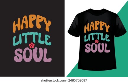Retro wavy groovy, typography style, vintage ,typeface in bundle, 70s 3d style rainbow color t shirt design.
