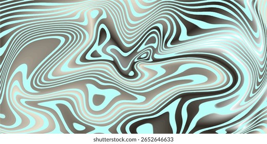 Retro, wavy psychedelic pattern wavy psychedelic texture, optical illusion effect