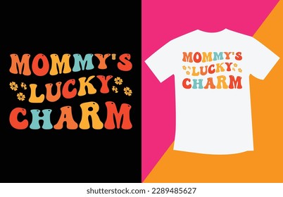 Retro wavy t shirt design