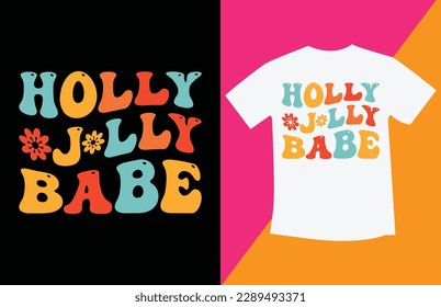 Retro wavy t shirt design