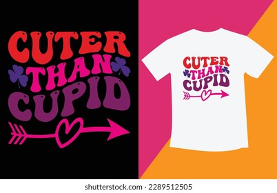 Retro wavy t shirt design
