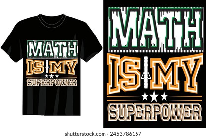 Retro wavy t shirt unique design and vecto.
These all are creative and editable vector files.
You can change color and use as effect or eminent  for t-shirt design math is my superpower t-shirt
