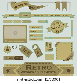 Retro Webdesign Elements