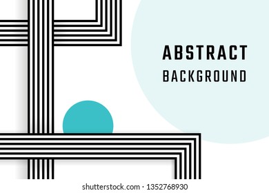 Retro white abstract background design vector