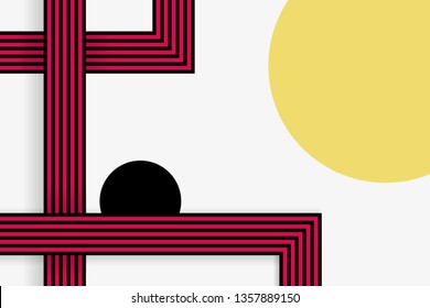 Retro white abstract background design vector