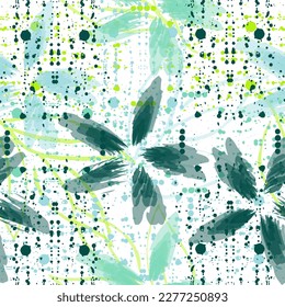 Retro wild flower pattern in the many kind of florals. Botanical Motifs scattered random. Seamless vector texture. For fashion prints. Printing with in hand drawn style on white background.