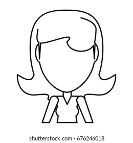 Retro woman cartoon