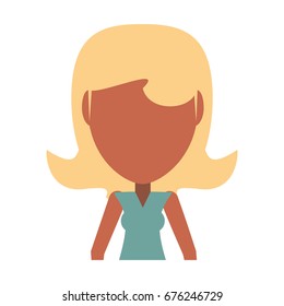 Retro woman cartoon