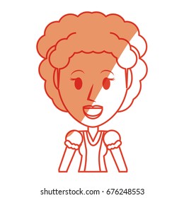 Retro woman cartoon