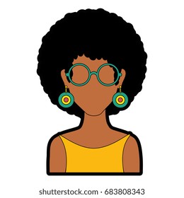 Retro woman cartoon