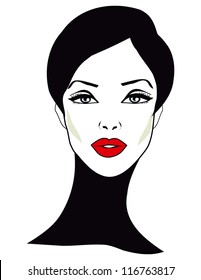 Retro Woman - Retro Clip Art