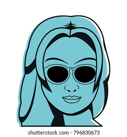 Retro woman design