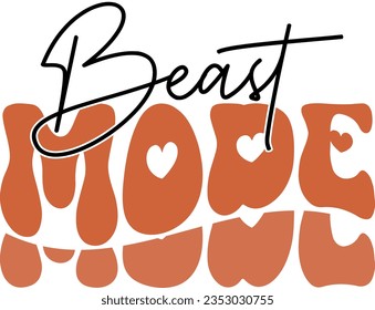 Retro Workout Gym Fitness Sublimation Typographic Design. Gymnastic Apparel Vector for Ready Printing on T-shirt and more.