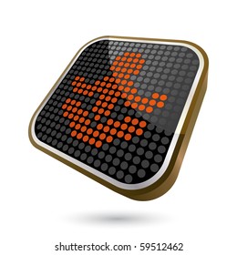 signo de yoga retro