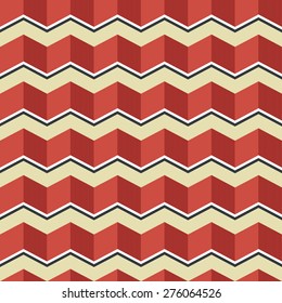 Retro zigzag pattern