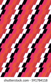 Retro ZigZag Pattern Orange
