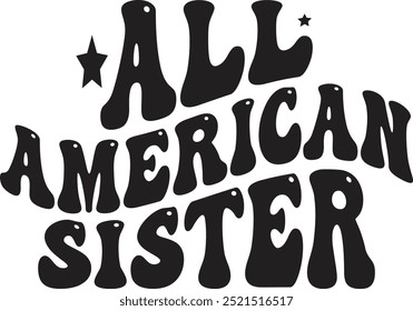 Retro,4th July,  Craft Design. T-shirt Design. Illustration