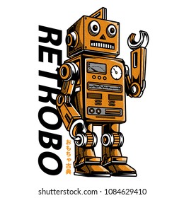 Retrobo Toys Illustration