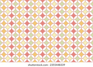 Retro-colored Cloisonne enamel Pattern - Seamless Pattern
