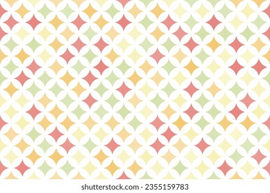 Retro-colored Randomly Accented Cloisonne enamel Pattern - Seamless Pattern
