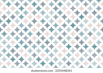 Retro-colored Randomly Accented Cloisonne enamel Pattern - Seamless Pattern
