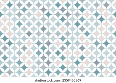 Retro-colored Randomly Accented Cloisonne enamel Pattern - Seamless Pattern
