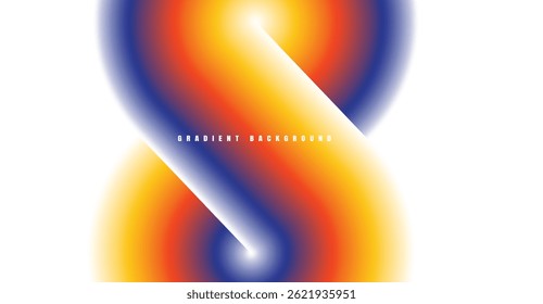 Diseño de fondo de retrofuturismo en colores vintage degradados. Póster de pared de arte moderno Diseño de Vector de Plantilla de fondo degradado de estilo retro vintage años 70