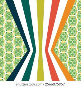 retrofuturism poster design in trend retro line style background.