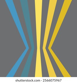 retrofuturism poster design in trend retro line style background.