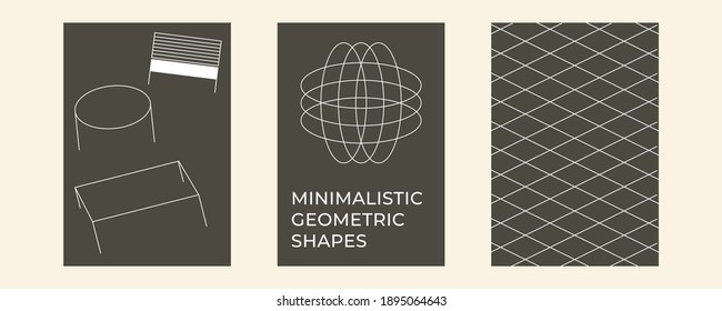 Retrofuturistic universal trendy shapes with glitch and defect effects. Trendy elements. Vaporwave abstract shapes for flyers, posters, covers, t-shirt, merch. Vector memphis