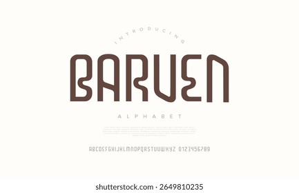 Retro-inspired blocky display font with rounded edges, ideal for vintage, signage, and poster design
